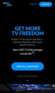 How atttvnow.com looks like on a mobile device such as an iPhone.