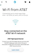 How attwifi.com looks like on a mobile device such as an iPhone.