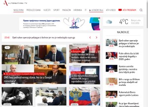 How atvbl.com looks like on a tablet such as an iPad.