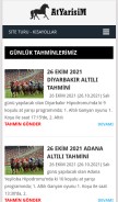 How atyarisim.com looks like on a mobile device such as an iPhone.