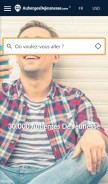 How aubergesdejeunesse.com looks like on a mobile device such as an iPhone.