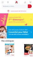 How auchan.fr looks like on a mobile device such as an iPhone.