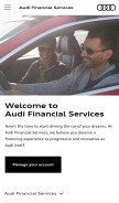 How audifs.com looks like on a mobile device such as an iPhone.