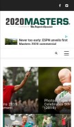 How augusta.com looks like on a mobile device such as an iPhone.