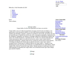How aullox.com looks like on a tablet such as an iPad.
