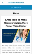 How aus-help.com looks like on a mobile device such as an iPhone.