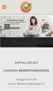 How ausgezeichnet.org looks like on a mobile device such as an iPhone.