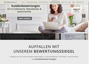How ausgezeichnet.org looks like on a tablet such as an iPad.