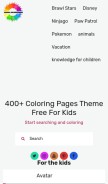 How ausmalbilderkinder.de looks like on a mobile device such as an iPhone.