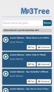 How austin-mahone-z9.mp3tree.net looks like on a mobile device such as an iPhone.