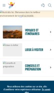 How australia.com looks like on a mobile device such as an iPhone.