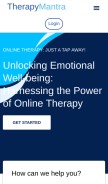 How australiaonlinetherapy.com looks like on a mobile device such as an iPhone.