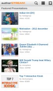How authorstream.com looks like on a mobile device such as an iPhone.