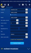 How autobazar.eu looks like on a mobile device such as an iPhone.