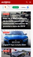 How autobip.com looks like on a mobile device such as an iPhone.