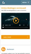 How autodata.nl looks like on a mobile device such as an iPhone.