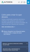 How autodesk.mx looks like on a mobile device such as an iPhone.