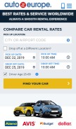 How autoeurope.com looks like on a mobile device such as an iPhone.