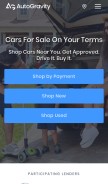 How autogravity.com looks like on a mobile device such as an iPhone.