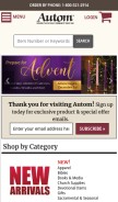 How autom.com looks like on a mobile device such as an iPhone.