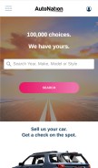 How autonation.com looks like on a mobile device such as an iPhone.