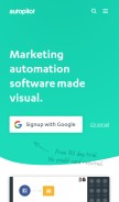 How autopilotmail.io looks like on a mobile device such as an iPhone.