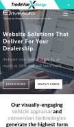 How autosaver.com looks like on a mobile device such as an iPhone.