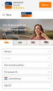 How autoscout24.lu looks like on a mobile device such as an iPhone.
