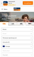 How autoscout24.pl looks like on a mobile device such as an iPhone.