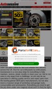 How autosessive.com looks like on a mobile device such as an iPhone.