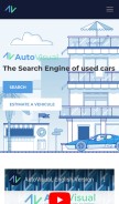 How autovisual.com looks like on a mobile device such as an iPhone.