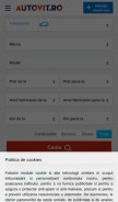 How autovit.ro looks like on a mobile device such as an iPhone.