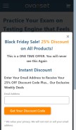 How avanset.com looks like on a mobile device such as an iPhone.