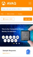 How avaq.com looks like on a mobile device such as an iPhone.