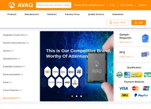 How avaq.com looks like on a tablet such as an iPad.