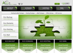 How avecoh.com looks like on a tablet such as an iPad.