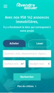 How avendrealouer.fr looks like on a mobile device such as an iPhone.