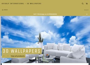 How avikalp.com looks like on a tablet such as an iPad.