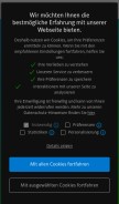 How avira.de looks like on a mobile device such as an iPhone.