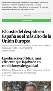 How avoz.es looks like on a mobile device such as an iPhone.