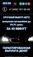 How avtoskupk24.ru looks like on a mobile device such as an iPhone.