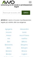 How avvo-it.com looks like on a mobile device such as an iPhone.