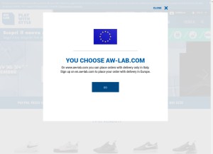 How aw-lab.com looks like on a tablet such as an iPad.