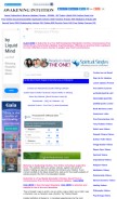 How awakening-intuition.com looks like on a mobile device such as an iPhone.