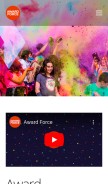 How awardsplatform.com looks like on a mobile device such as an iPhone.
