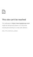 How aws-legalgroup.com looks like on a mobile device such as an iPhone.