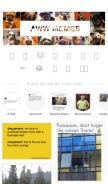 How awwmemes.com looks like on a mobile device such as an iPhone.