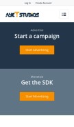 How ayetstudios.com looks like on a mobile device such as an iPhone.