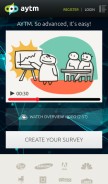 How aytm.com looks like on a mobile device such as an iPhone.