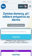 How az.pl looks like on a mobile device such as an iPhone.